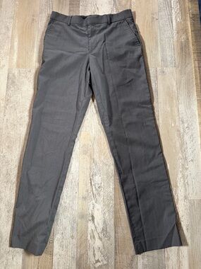 jf j.ferrar Men's Gray Dress Pants - Straight Leg